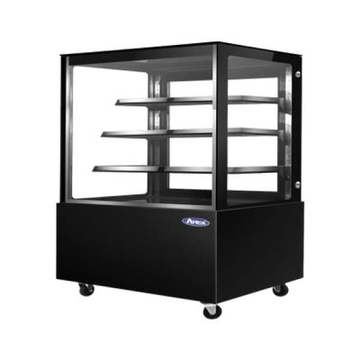 ATOSA HEIGHTENED SQUARE BACK DOOR CAKE DISPLAY 335L (900 X 660 X 1350 MM) WDG096HF-B