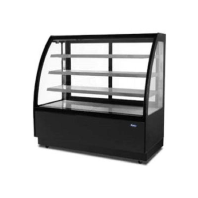 ATOSA HEIGHTENED CURVE BACK DOOR CAKE DISPLAY 552L (1500 X 660 X 1350 MM) WDG156HD-B