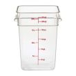 CAMBRO CAMWEAR CAMSQUARE 22QT CONTAINER 22SFSCW135