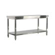 STRONG TRADING 2 LAYERS SS TABLE (900 X 600 X 850) ST-2TT-3-6D