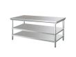 FRESH WORKTABLE W/3 TIER UNDERSHELF (0.8 MM) FWT1800-2