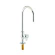 T&S Faucet Single Hole 5-1/2" Swivel Gooseneck 5F-1SLX05