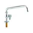 T&S Faucet, Deck Mount, Single Hole Base, 10" Swing Nozzle 5F-1SLX10