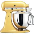 KITCHENAID 4.8L Artisan Tilt Head Stand Mixer with Twin Bowls (Majestic yellow) 5KSM175PSBMY