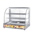 REDOR TABLE TOP FOOD / DISPLAY WARMER (CURVE STAINLESS) RD-FDW-2PS