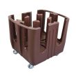 JD-ADC3-B ADJUSTABLE DISH CADDY-BROWN CHN-CONTAI-019