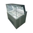 CN UNITED Ice Cream Showcase Straight Glass 1 Row - 6*1/3 PANS CN-ICS.12001R.6P