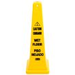 RUBBERMAID 36" Caution Wet Floor Cone (Yellow) FG627677YEL