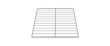 UNOX GN2/3 Stainless steel grid GRP705