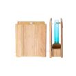 IKAWA PRO IK-ECO-WOOD Sticky UV Light Trap/Fly Killer IK-ECO-WOOD