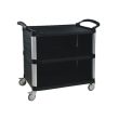 JIWINS MULTIDUTY SERVICE CART/ HALF OPEN (BLACK) JW-SED