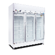 [PRE-ORDER] SNOW 3 Door Display Upright Chiller (N/A Frame - Normal Silver Colour) LY1500BBC-H