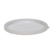 CAMBRO POLY ROUND CONTAINER LID FOR 12QT,18QT & 22QT (NATURAL WHITE)  RFSC12148