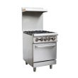 FRESH 4 OPEN BURNER WITH OVEN RGR-24