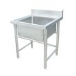 REDOR SS SINGLE BOWL SINK TABLE (700 X 700 X 850/100 MM) RS-1BS-700