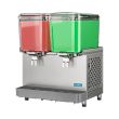 CRATHCO CLASSIC PRO BUBBLER DOUBLE BOWL REFRIGERATED BEVERAGE DISPENSER (2 X 18 LITERS) SR-25-16