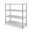 REDOR SS 4 TIER RACK - SOLID (1200 X 500 X 1550 MM) RS-4TR-4(S)