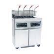 WISE 8LX2 TWIN ELECTRIC STANDING FRYER WITH FILTRATION WEL-2L