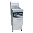 WISE 28L AUTO LIFT-UP ELECTRIC STANDING FRYER WITH FILTRATION WELL-1LF