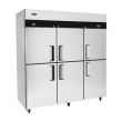 ATOSA 6 DOOR UPRIGHT COMBO 420L / 890L (1800 X 840 X 1950 MM) YBF9232