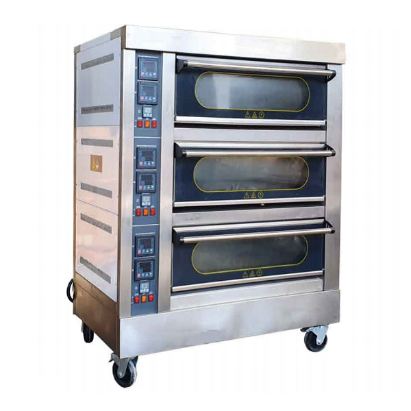 ORIMAS Industrial Stainless Steel Electric Oven 3 Deck GU-6M