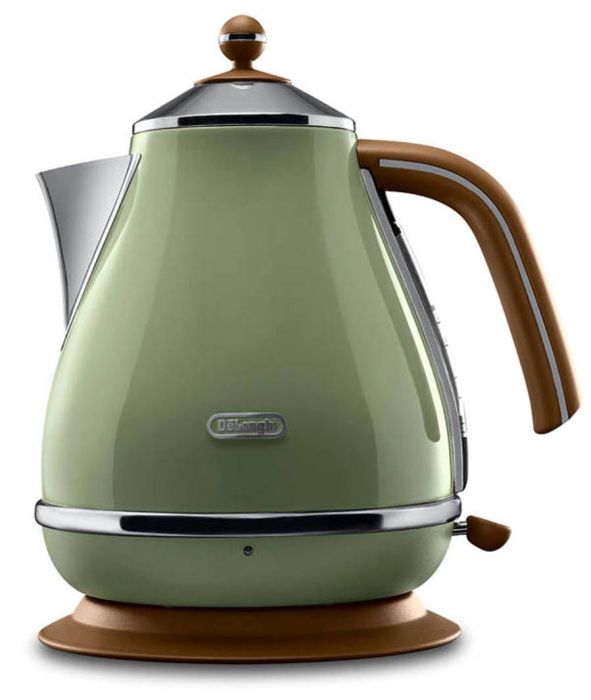 De'Longhi 1.7L Electric Kettle Cordless Swivel Base Water Pot