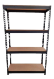 EONMETALL 2 in 1 Rack - 4 Levels with HDF Board (SAND BLACK)