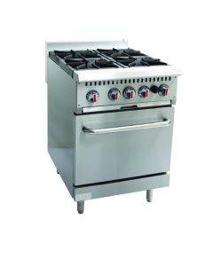 CHEFONIC 4 Open Burner Range With Oven  S24-6