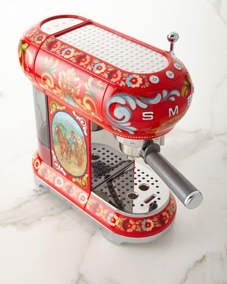 Manual Machine Dolce And Gabbana Smeg Coffee Machine Limited