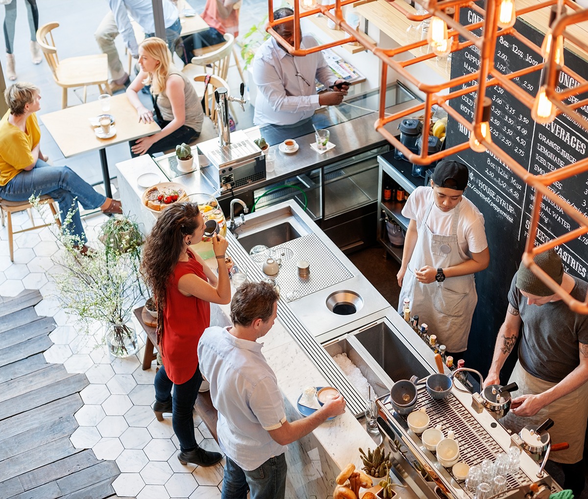 Cafe equipped by Kitchen Arena