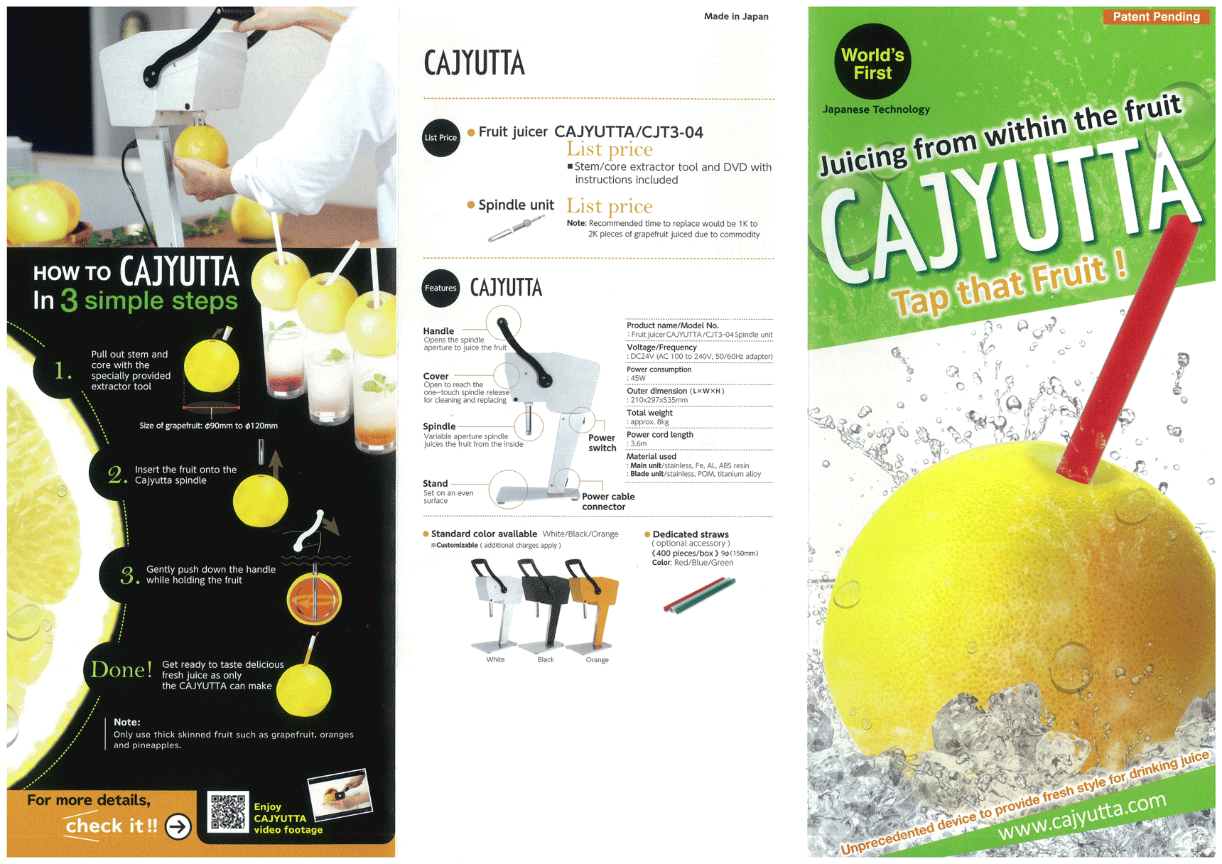 Cajyutta Fruit Juicer 2